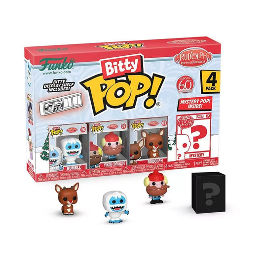 Funko Bitty POP!  Rudolph - Rudolph/Bumble/Cornelius 4-Pack Vinyl Figure