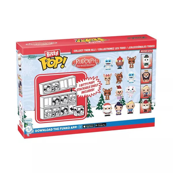 Funko Bitty POP!  Rudolph - Rudolph/Bumble/Cornelius 4-Pack Vinyl Figure