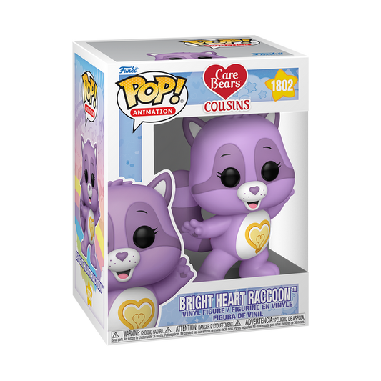 Funko POP! Animation: Care Bears Cousins - Bright Heart Raccoon Vinyl Figure