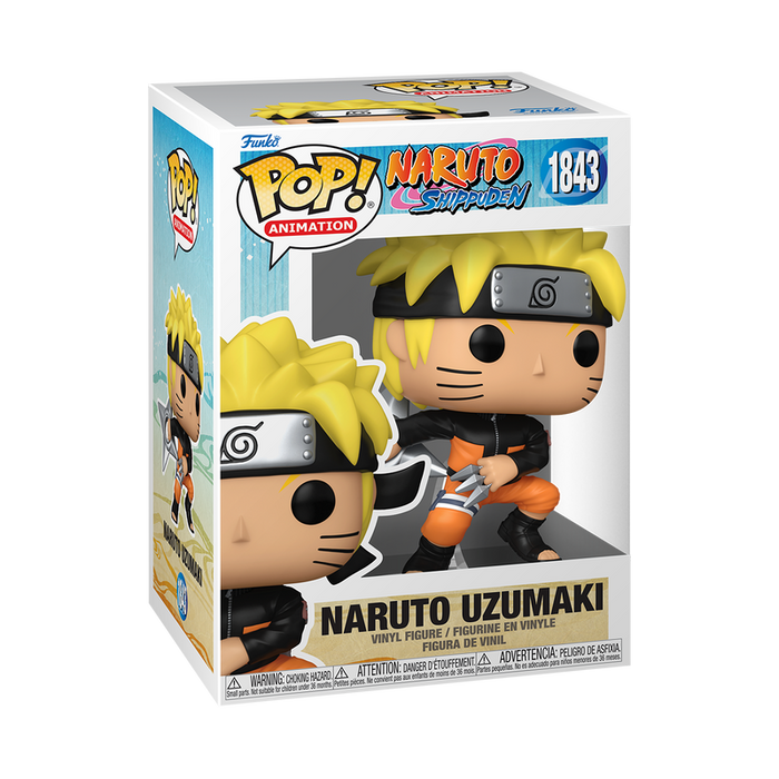 Funko POP Animation: Naruto - Naruto Uzumaki with Kunai & Shuriken Vinyl Figure