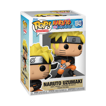 Funko POP Animation: Naruto - Naruto Uzumaki with Kunai & Shuriken Vinyl Figure