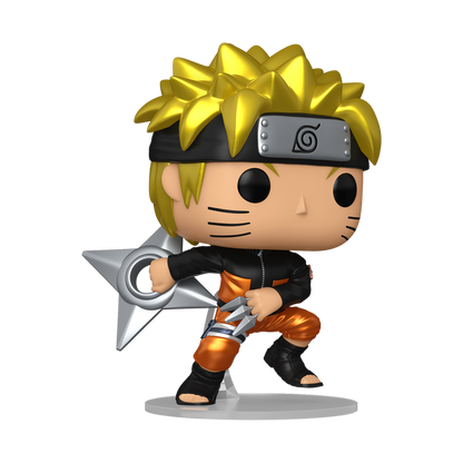Funko POP Animation: Naruto - Naruto Uzumaki with Kunai & Shuriken Vinyl Figure