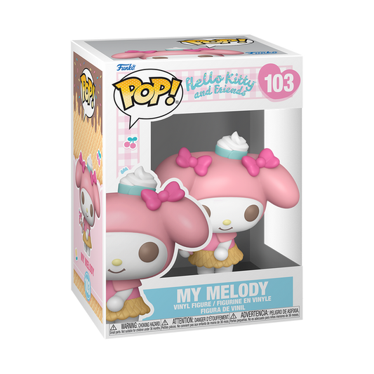 Funko POP! Animation: Sanrio Hello Kitty & Friends - My Melody with Ice Cream Vinyl Figure - Kryptonite Character Store