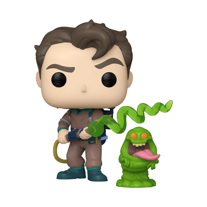 Funko Pop & Buddy! Animation: Ghostbusters - Venkman with Slimer The Real Ghostbusters Vinyl Figure