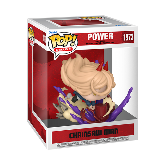 Funko POP! Deluxe Animation: Chainsaw Man - Power with Blood Hammer Vinyl Figure