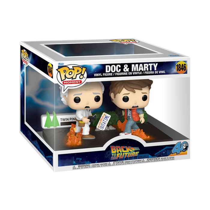 Funko POP! Moments: Back to the Future - Doc & Marty Vinyl Figure
