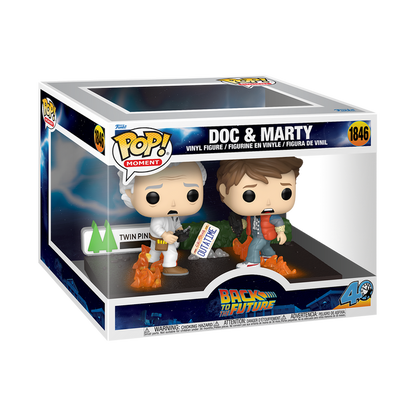 Funko POP! Moments: Back to the Future - Doc & Marty Vinyl Figure
