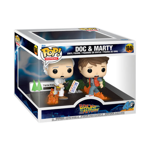 Funko POP! Moments: Back to the Future - Doc & Marty Vinyl Figure