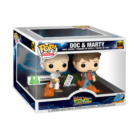 Funko POP! Moments: Back to the Future - Doc & Marty Vinyl Figure