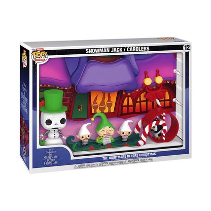 Funko Pop! Moments Deluxe: The Nightmare Before Christmas - Snowman Jack & Carolers Vinyl Figure