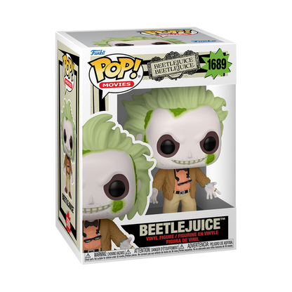 Funko POP! Movies: Beetlejuice 2 - Beetlejuice in Cardigan With Vinyl Figure