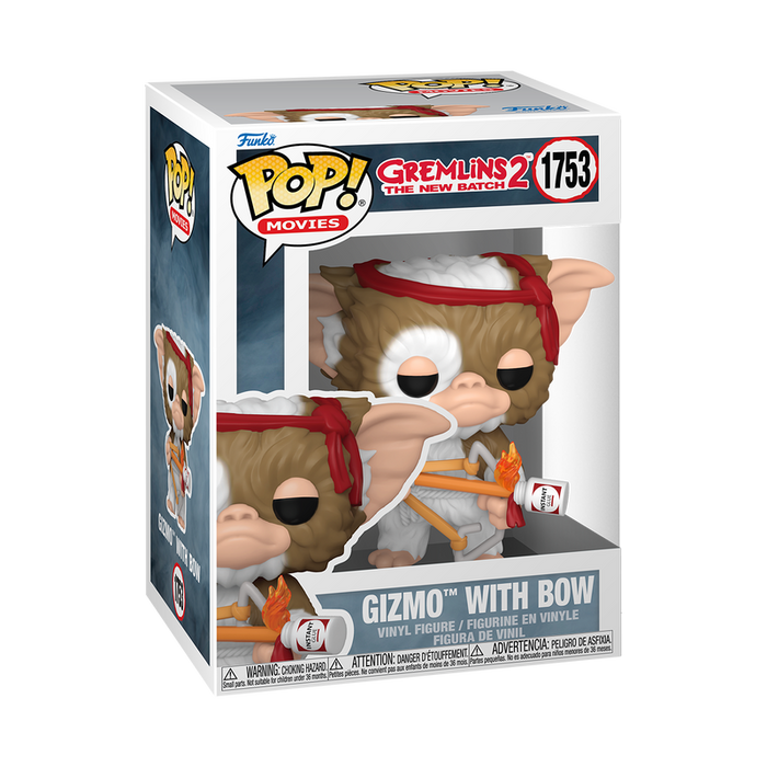 Funko POP! Movies: Gremlins 2 The New Batch - Gizmo With Bow Vinyl Figure - Kryptonite Character Store