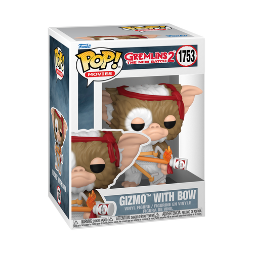 Funko POP! Movies: Gremlins 2 The New Batch - Gizmo With Bow Vinyl Figure - Kryptonite Character Store