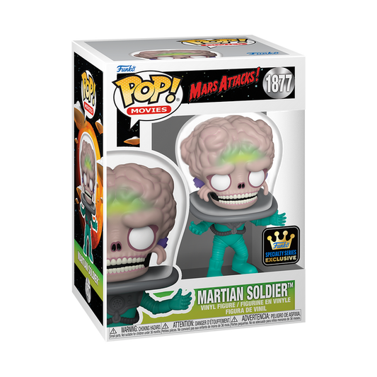 Funko Pop! Movies: Mars Attacks - Martian Soldier  Vinyl Figure