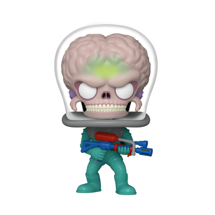 Funko Pop! Movies: Mars Attacks - Martian Soldier with Atomic Ray Gun Vinyl Figure