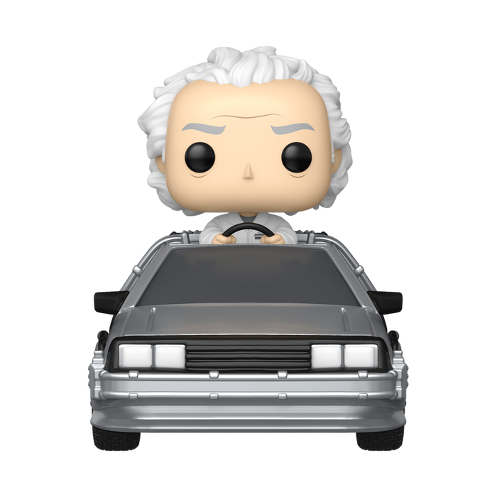 Funko POP! Rides Deluxe: Back to the Future - Doc with Time Machine Vinyl Figure