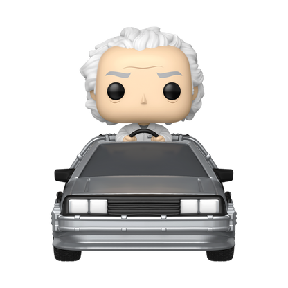 Funko POP! Rides Deluxe: Back to the Future - Doc with Time Machine Vinyl Figure
