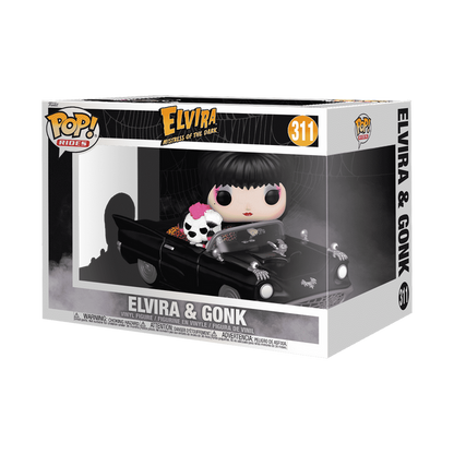 Funko POP! Rides Deluxe: Elvira & Gonk Vinyl Figure