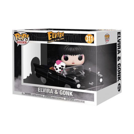Funko POP! Rides Deluxe: Elvira & Gonk Vinyl Figure