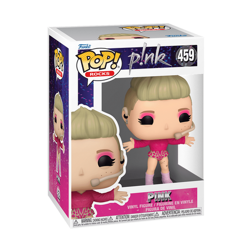 Funko POP! Rocks: Pink - Pink (Trustfall Tour) Vinyl Figure