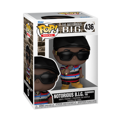Funko POP! Rocks: The Notorious B.I.G. - Notorious B.I.G. Summer '95 Vinyl Figure