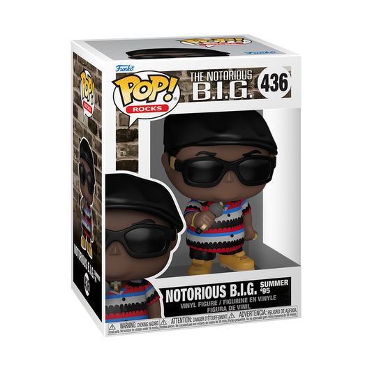 Funko POP! Rocks: The Notorious B.I.G. - Notorious B.I.G. Summer '95 Vinyl Figure