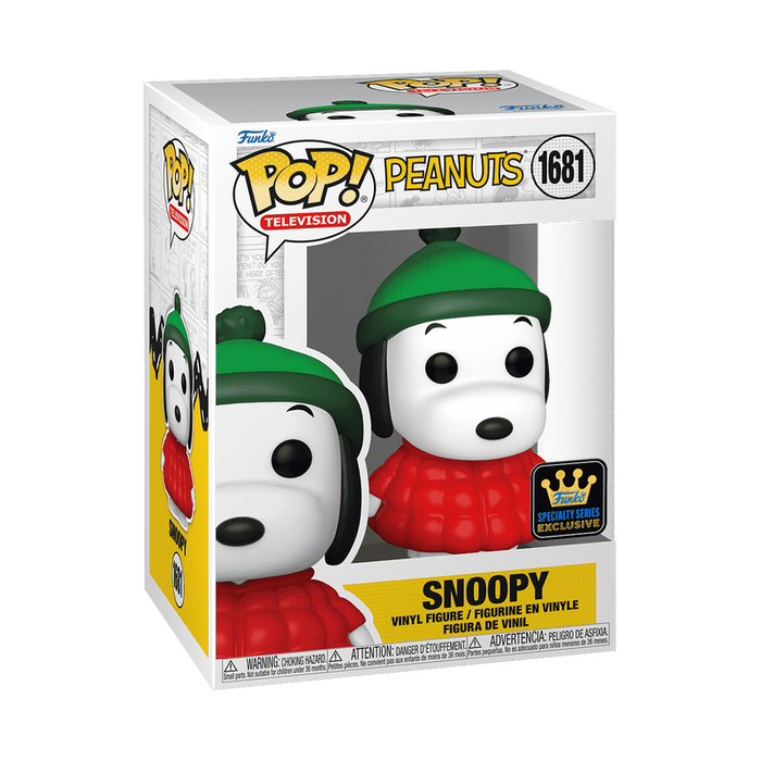 Funko POP! Television: Peanuts - Snoopy in Puffer Jacket Vinyl Figure - Kryptonite Character Store