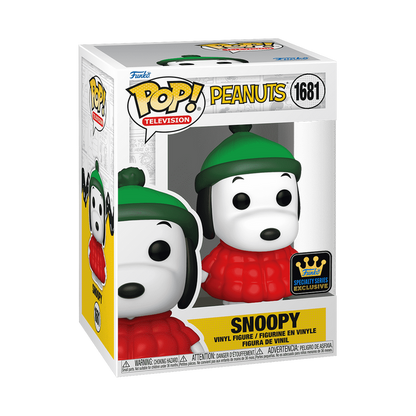 Funko POP! Television: Peanuts - Snoopy in Puffer Jacket Vinyl Figure - Kryptonite Character Store