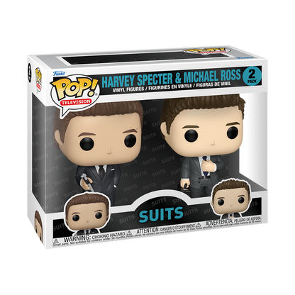 Funko POP! Television Suits - Harvey Specter & Michael Ross 2-Pack Vinyl Figure