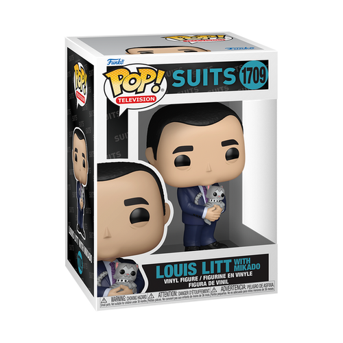 Funko POP! Television Suits - Louis Litt with Mikado Vinyl Figure