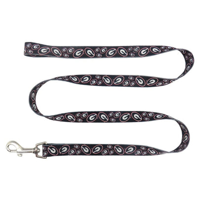 Little Earth Productions Leashes GA Bulldogs Black Pet Leash - 1" Width