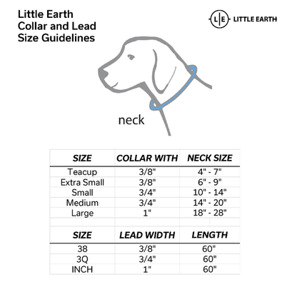Little Earth Productions Leashes GA Bulldogs Black Pet Leash - 1" Width
