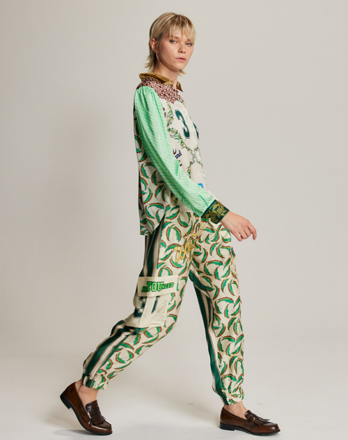 Gianna Sporty Jade Cargo Pants