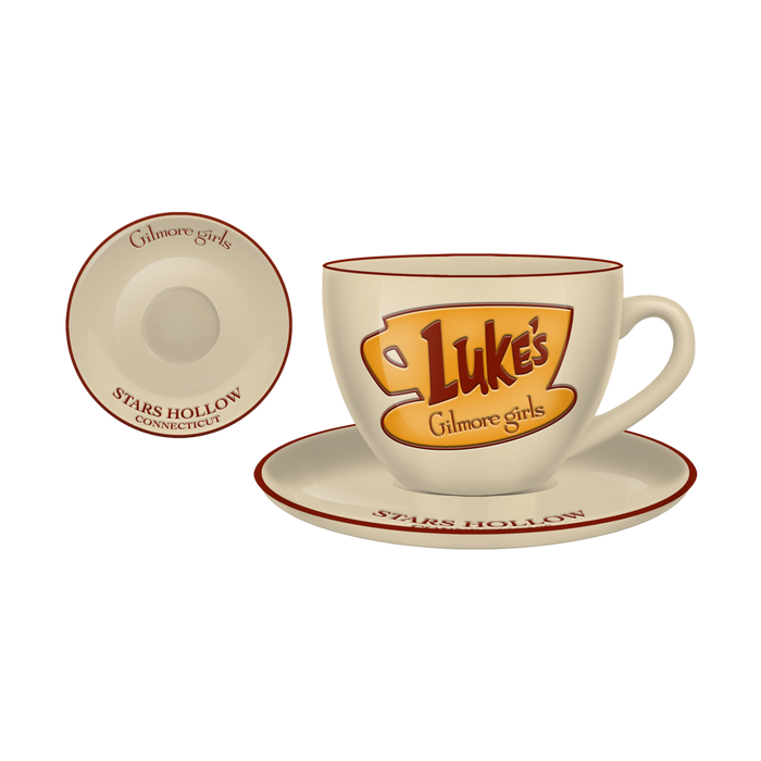 Gilmore Girls Lukes Logo 22oz Oversized Ceramic Teacup