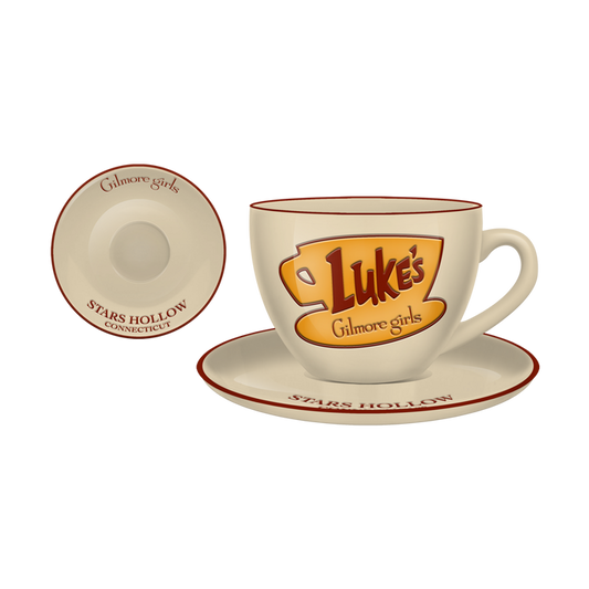 Gilmore Girls Lukes Logo 22oz Oversized Ceramic Teacup