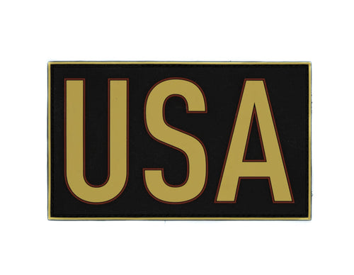Gold & Black USA Patch