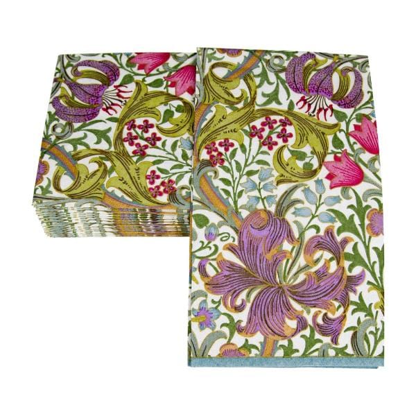 Jenn & Co. Golden Lily-Ivory Guest Towel