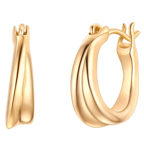 Goldene Creolen swing