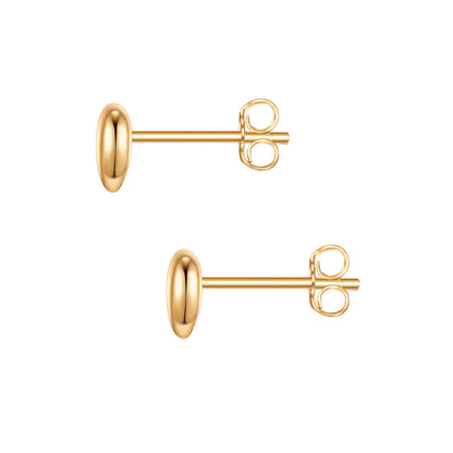 Goldene Herz-Ohrstecker
