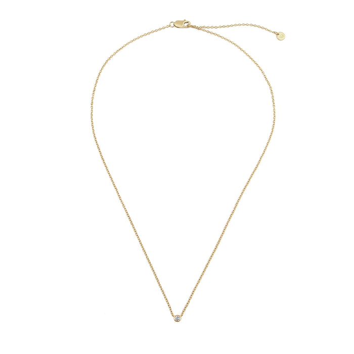 Goldene Kette mit Topas-Anhänger