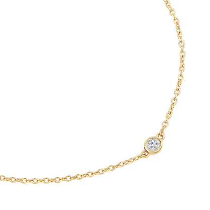 Goldenes Armband mit Topas-Anhänger