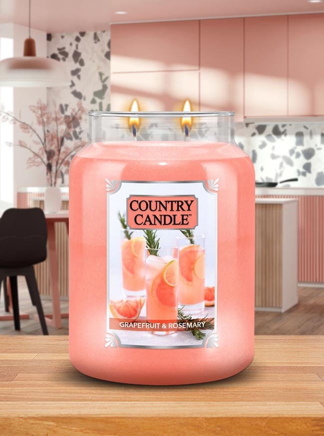 Grapefruit & Rosemary Large 2-wick - Kringle Candle Company