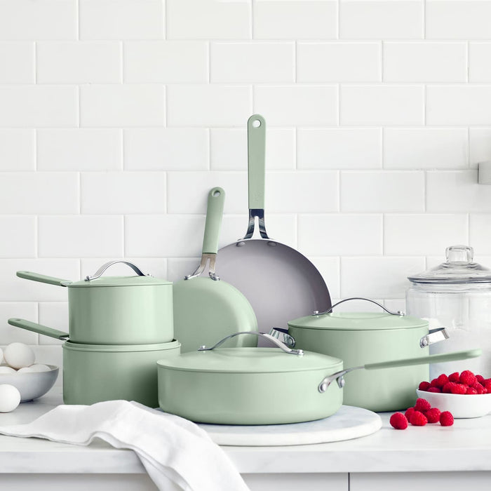 CC008531-001 - Dream GreenLife Dream 11 PC Cookware Set, Sage Green - Product Image 2