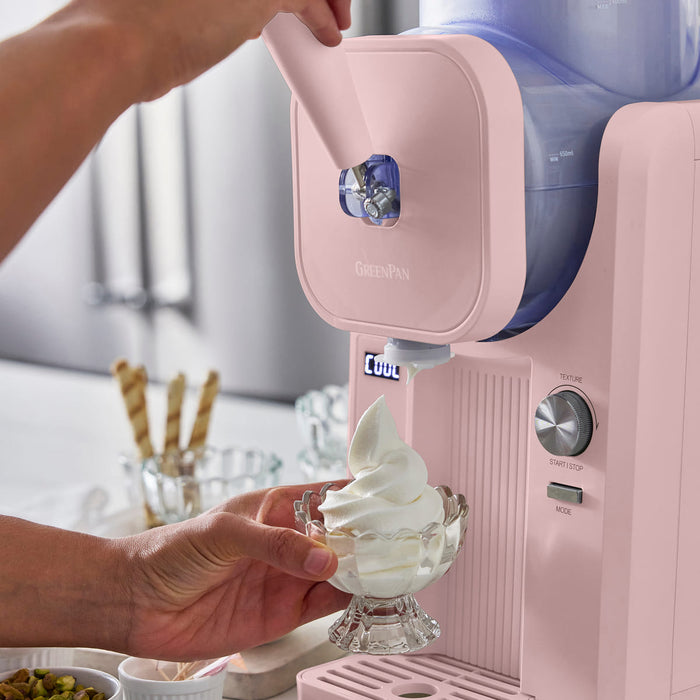 GreenPan Frost<br> Ice Cream & Frozen Drink Maker, Cotton Candy