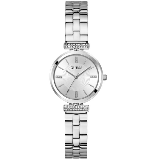 Guess Array Silbrig Damenuhr - GW0762L1