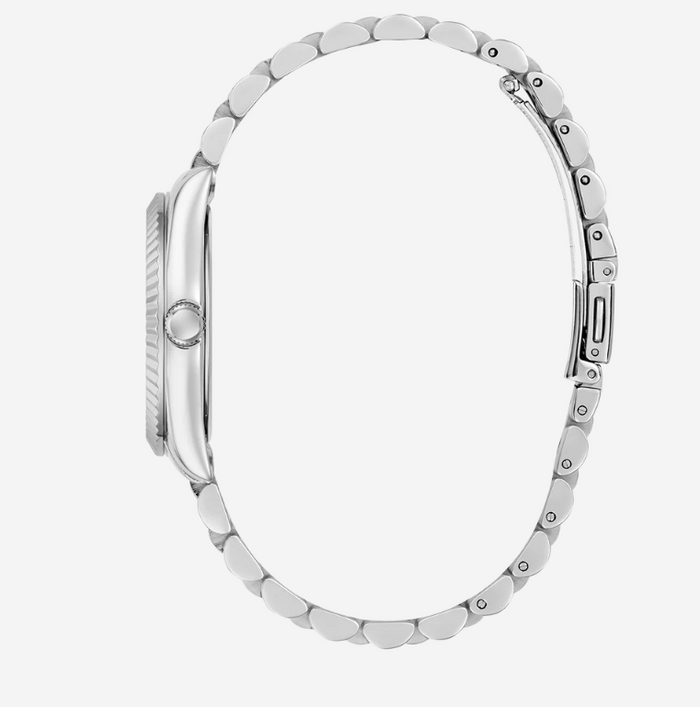 GUESS Ladies Silver Tone Multi-function - GW0936L1