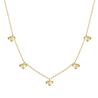Halskette Blüten gold