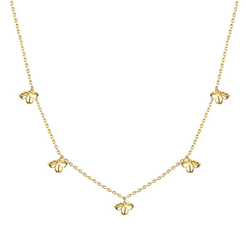 Halskette Blüten gold