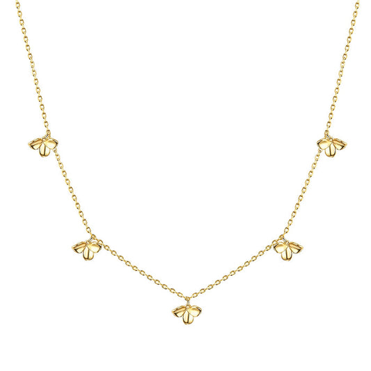 Halskette Blüten gold