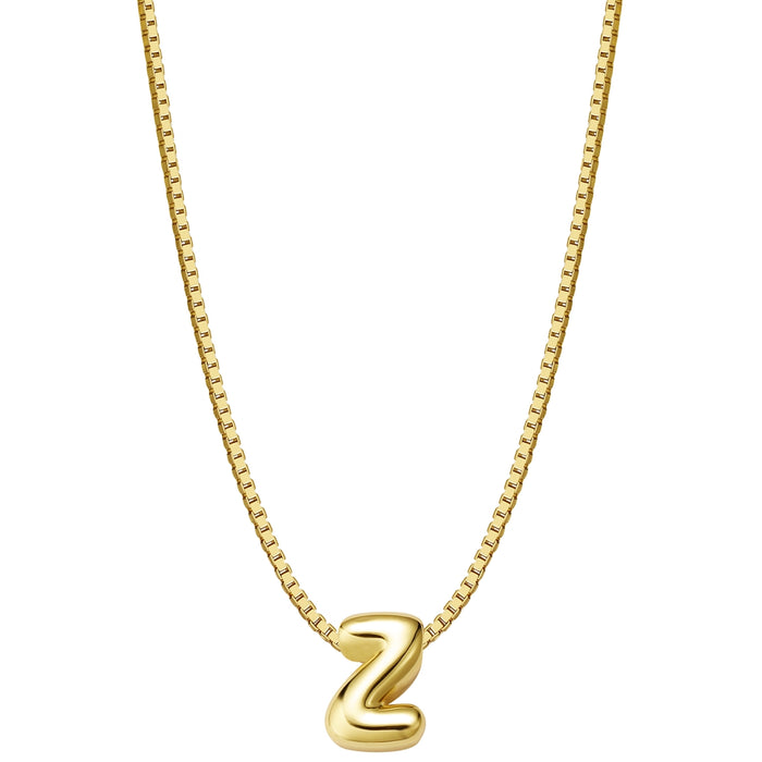 Halskette Bubble Letter Z gold